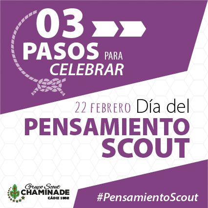 Día mundial del pensamiento scout 22 febrero